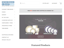 Tablet Screenshot of neverwashadish.com